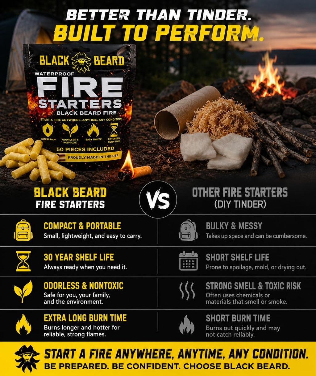 Black Beard Fire Plugs "Fire Starter"