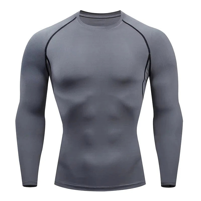 Men's Long Sleeve Workout Shirt – Moisture-Wicking